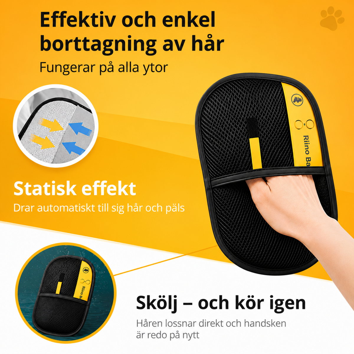 Avexo™ FurAway – hårhandske