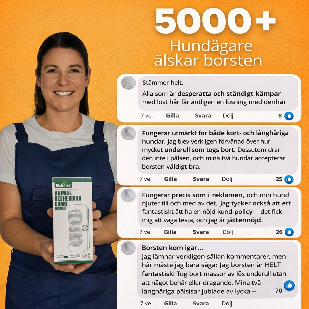 Avexo™ SmoothBrush – Hundborste